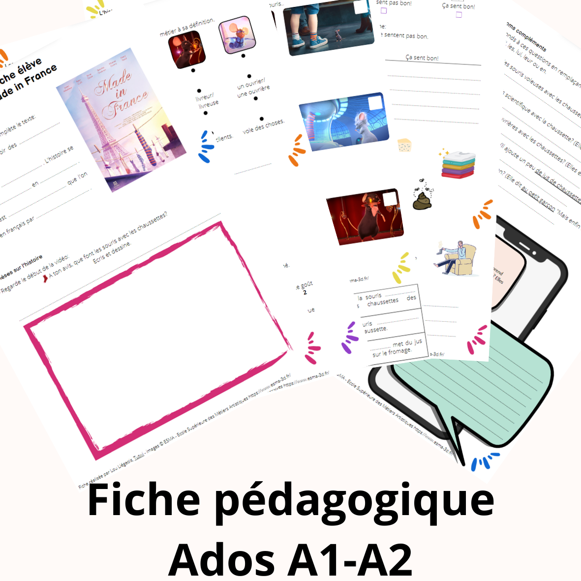 Fiche pédagogique, ados A2, Made in France, ESMA, sur Tutwi